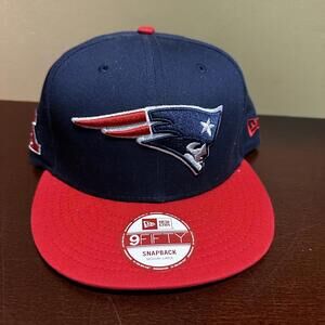 New England Patriots red Blue new. Era snapback hat